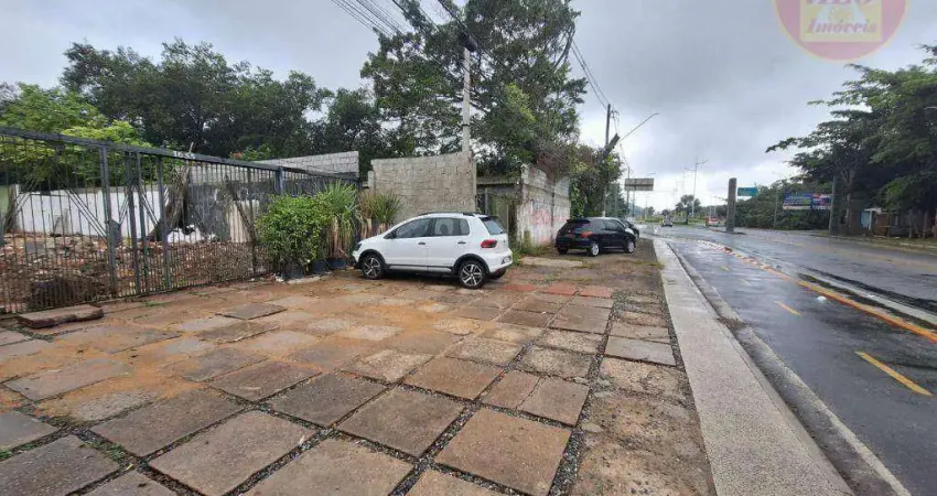 Terreno para alugar, 350 m² por r$ 7.500,00/mês - japuí - são vicente/sp