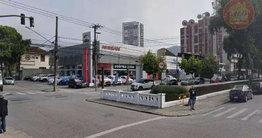 Terreno para alugar, 290 m² por r$ 7.500,00/mês - vila matias - santos/sp