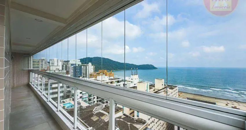 Apartamento com 3 quartos à venda, 130 m² por r$ 1.950.000 - canto do forte - praia grande/sp