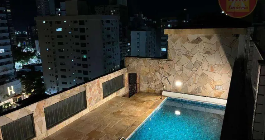 Cobertura com 4 quartos à venda, 361 m² por r$ 3.843.000 - ponta da praia - santos/sa