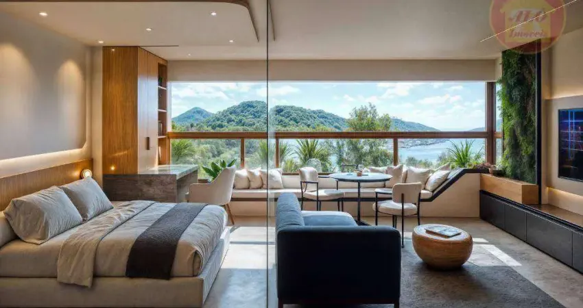 Studio com 1 quarto à venda, 36 m² por r$ 345.008 - centro - são vicente/sp