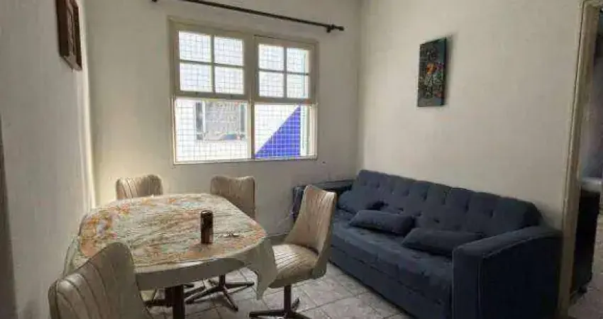 Apartamento com 1 quarto para alugar, 40 m² por r$ 1.200/mês - vila guilhermina - praia grande/sp