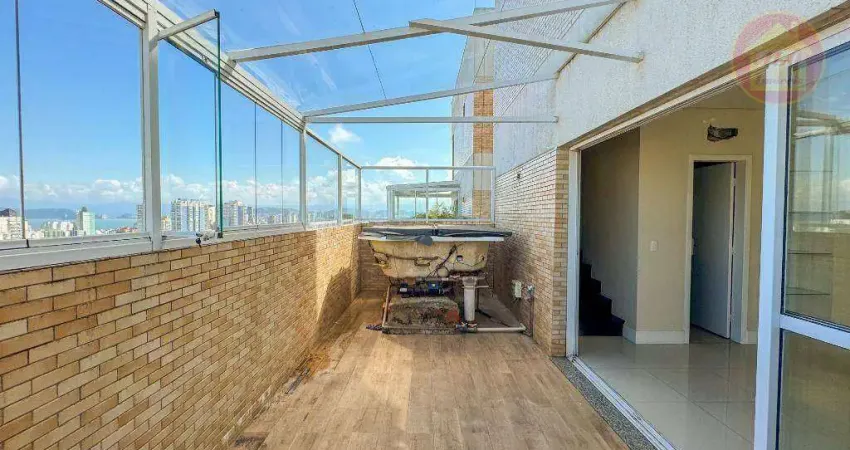 Cobertura com 3 quartos à venda, 189 m² por r$ 2.290.000 - ponta da praia - santos/sp