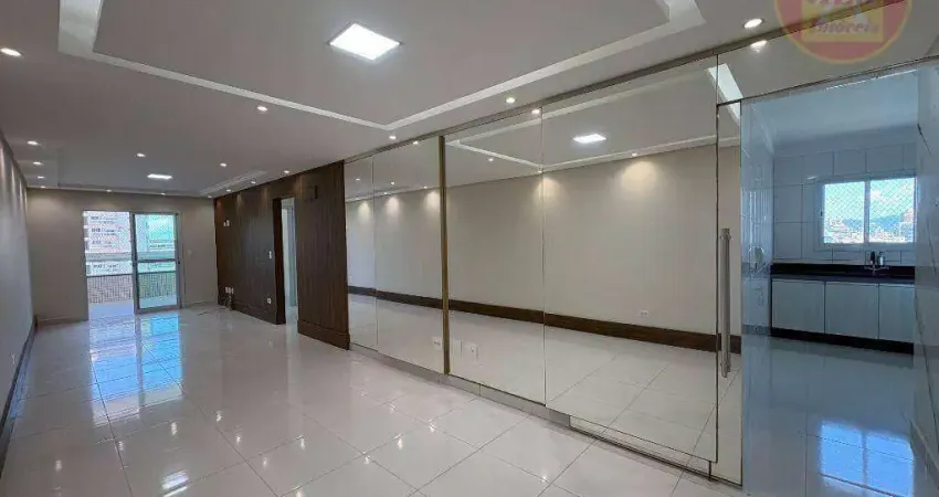 Apartamento com 3 quartos à venda, 127 m² por r$ 1.100.000 - boqueirão - praia grande/sp