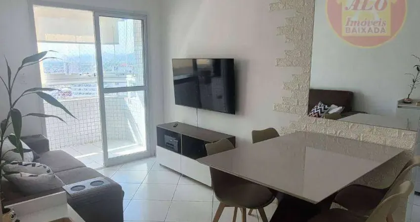 Apartamento com 2 quartos à venda, 57 m² por r$ 415.000 - vila guilhermina - praia grande/sp