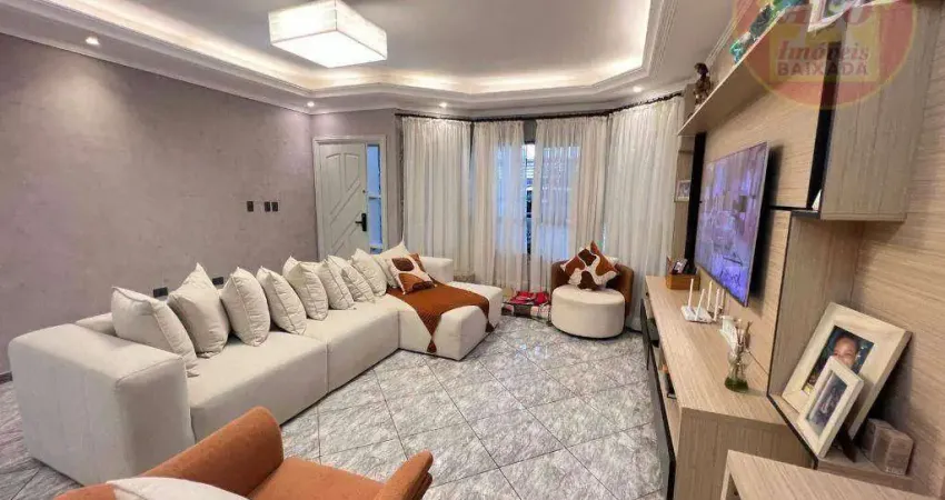 Casa com 3 quartos à venda, 155 m² por r$ 860.000 - vila guilhermina - praia grande/sp