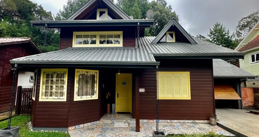 Casa em condomínio fechado com 3 quartos à venda no Mato Queimado, Gramado 