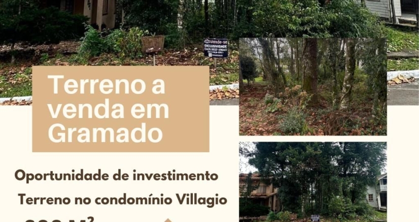 Terreno em condomínio fechado à venda no Mato Queimado, Gramado 