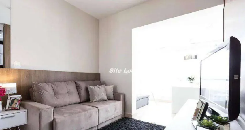 111843 Apartamento com 1 dormitório para alugar, 38 m² por R$ 6.050/mês - Moema - São Paulo/SP