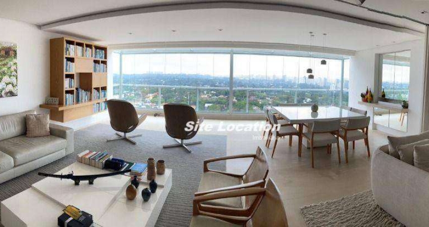 110319 Apartamento com 2 dormitórios à venda, 180 m² por R$ 3.200.000 - Campo Belo - São Paulo/SP