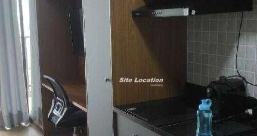 120459 Studio totalmente mobiliado com Ar condicionado