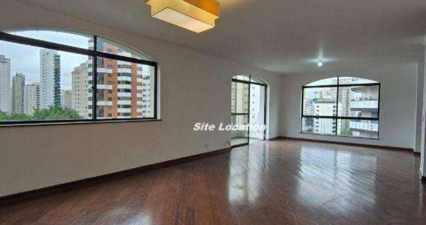 120517 Apartamento com 4 dormitórios para alugar, 180 m² por R$ 12.187/mês - Moema - São Paulo/SP