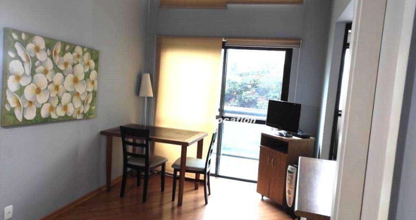 Apartamento com 1 quarto para alugar na Avenida Ibijaú, Indianópolis, São Paulo