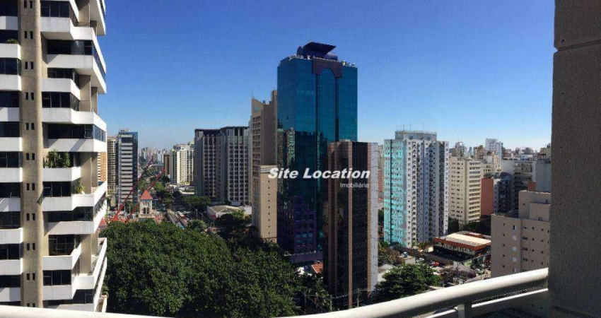 118373 Loft semimobiliado com 2 dormitórios e 2 vagas em Moema – alto padrão, vista deslumbrante!