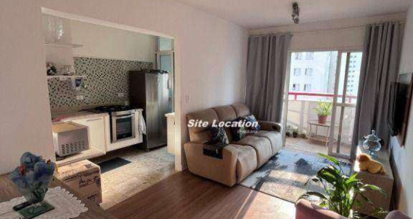 121263 Apartamento com 1 dormitório à venda, 50 m² por R$ 620.000 - Brooklin - São Paulo/SP