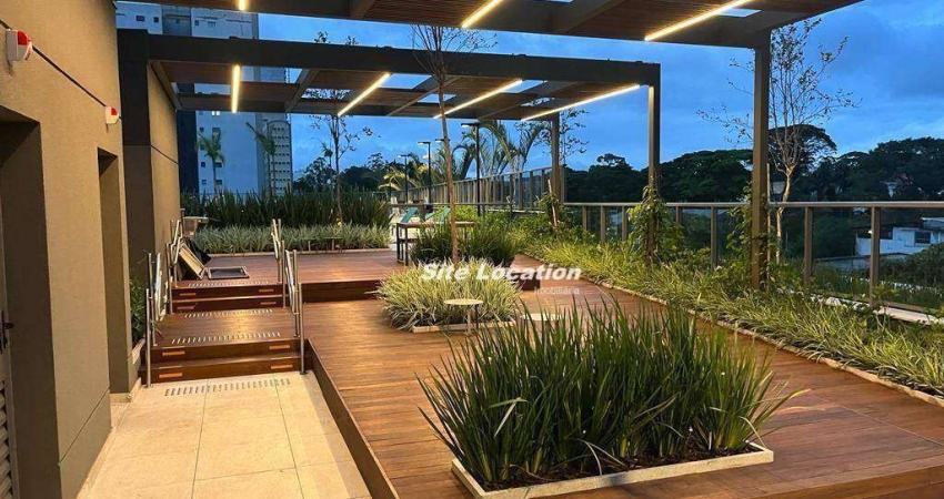 121615 Apartamento com 1 dormitório para alugar, 25 m² por R$ 3.500/mês - Campo Belo - São Paulo/SP