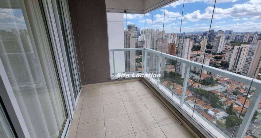 121659 Apartamento com 1 dormitório para alugar, 45 m² por R$ 5.120/mês - Brooklin - São Paulo/SP