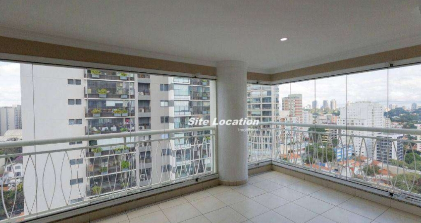121724 Apartamento com 3 dormitórios para alugar, 135 m² por R$ 11.684/mês - Perdizes - São Paulo/SP