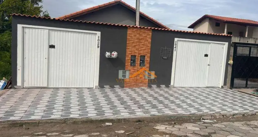 Casa com 2 dormitórios à venda, 65 m² por R$ 280.000,00 - Jussara - Mongaguá/SP