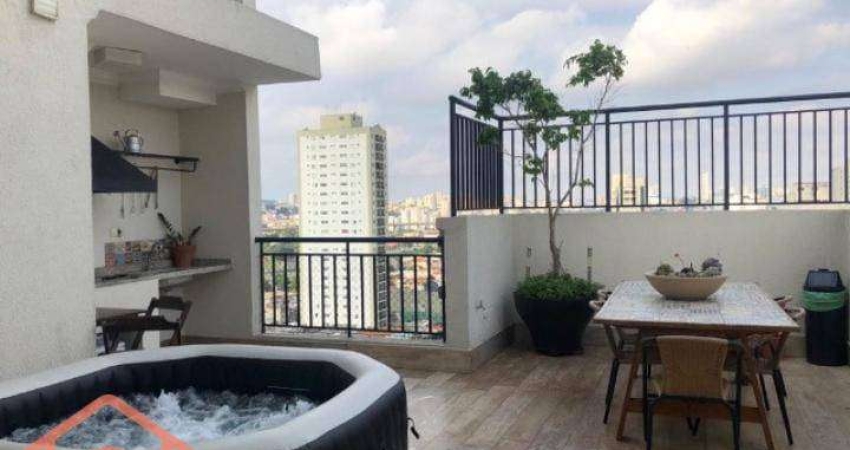 Cobertura com 3 dormitórios à venda, 171 m² por R$ 1.570.000,00 - Tatuapé - São Paulo/SP