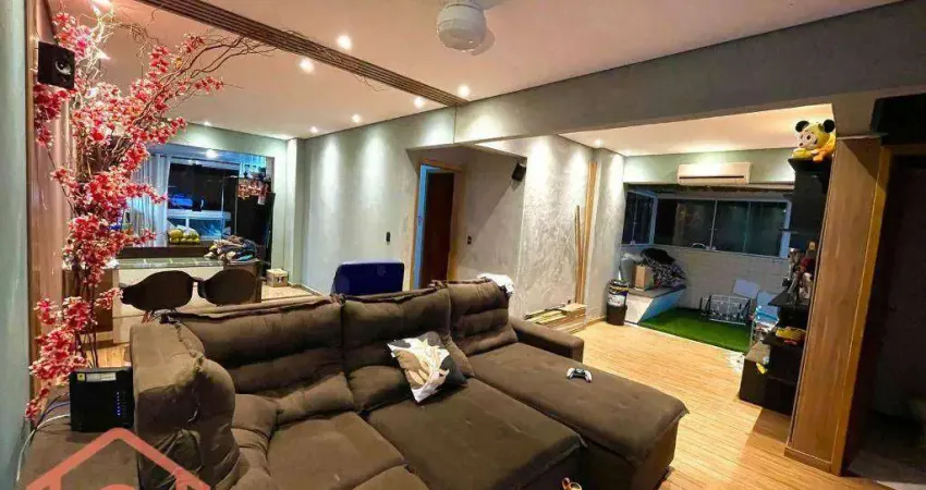 Apartamento à venda, 110 m² por R$ 640.000,00 - Vila Guilhermina - Praia Grande/SP