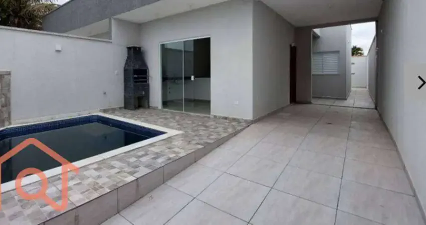 Casa com 3 dormitórios à venda, 78 m² por R$ 420.000,00 - Estância São José - Peruíbe/SP