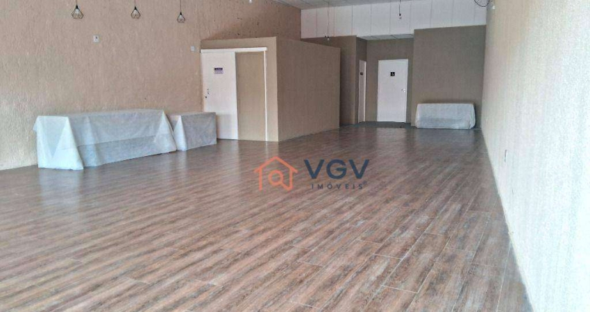 Salão 180m², todo reformado, 3 banheiros para alugar - Vila Guarani