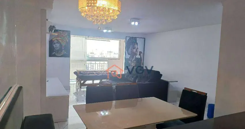 Apartamento com 3 dormitórios, 105 m² - venda por R$ 995.000,00 ou aluguel por R$ 5.671,06/mês - Vila Campestre - São Paulo/SP