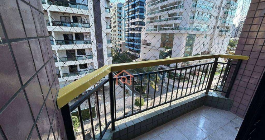 Apartamento com 2 dormitórios à venda, 90 m² por R$ 440.000,00 - Canto do Forte - Praia Grande/SP