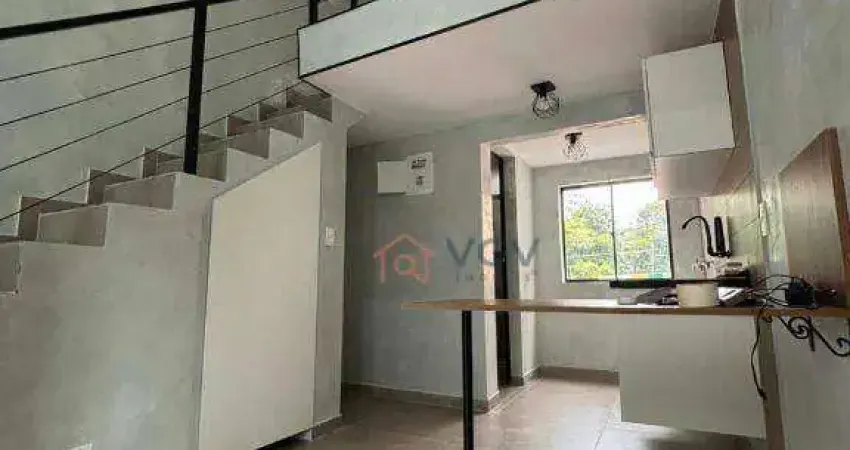 Studio com 1 dormitório para alugar, 27 m² por R$ 1.580,01/mês - Vila Parque Jabaquara - São Paulo/SP