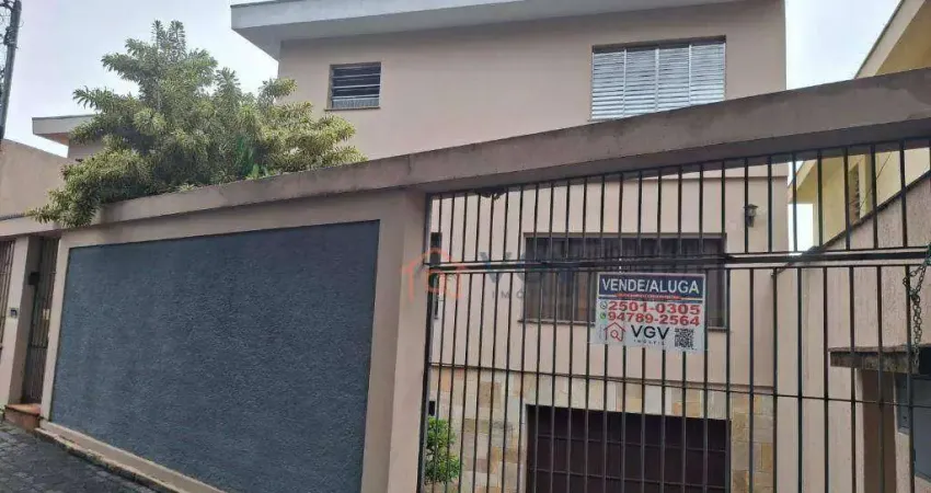 Sobrado com 3 dormitórios, 250 m² - venda por r$ 1.100.000,00 ou aluguel por r$ 7.500,00/mês - cidade vargas - são paulo/sp