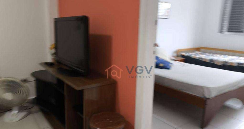 Apartamento com 1 dormitório para alugar, 39 m² por R$ 2.200,00/mês - Boqueirão - Praia Grande/SP