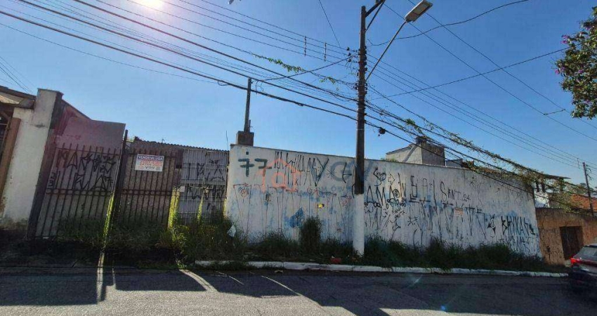 Terreno, 200 m² - venda por R$ 480.000,00 ou aluguel por R$ 1.200,00/mês - Jabaquara - São Paulo/SP