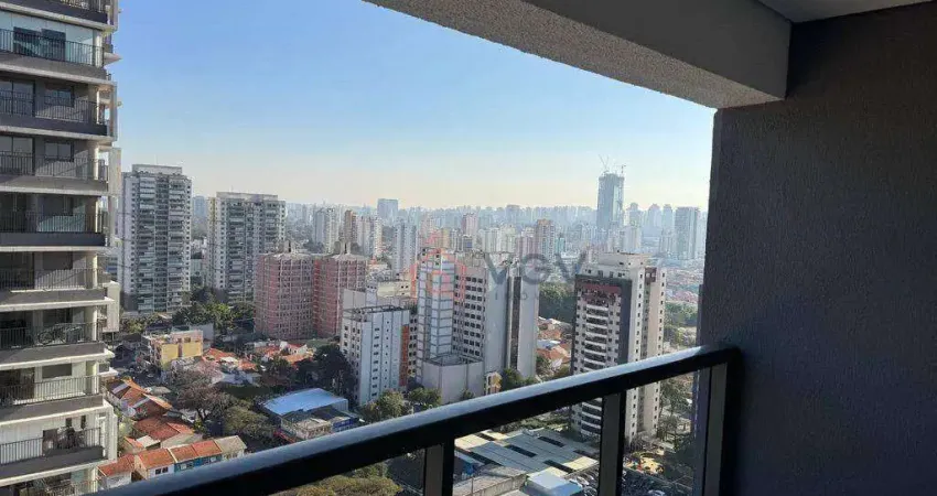 Vida nas alturas: studio moderno no brooklin com lazer completo e rooftop