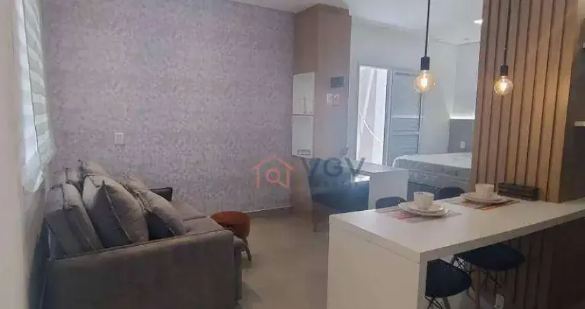 Studio com 1 dormitório para alugar, 32 m² por r$ 2.710,00/mês - vila monte alegre - são paulo/sp