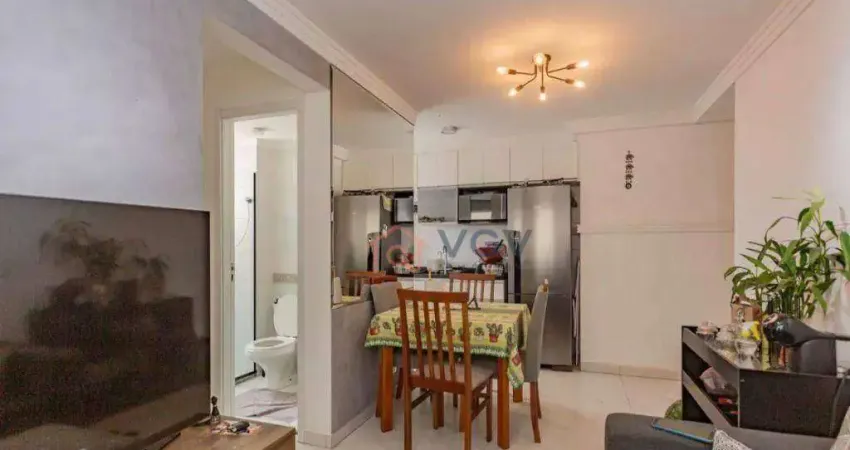 Apartamento com 2 dormitórios para alugar, 50 m² por r$ 2.050,00/mês - jardim são savério - são paulo/sp