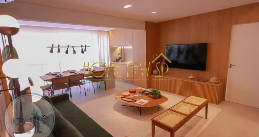 Apartamento para venda em são paulo, brooklin paulista, 2 dormitórios, 2 suítes, 3 banheiros, 1 vaga