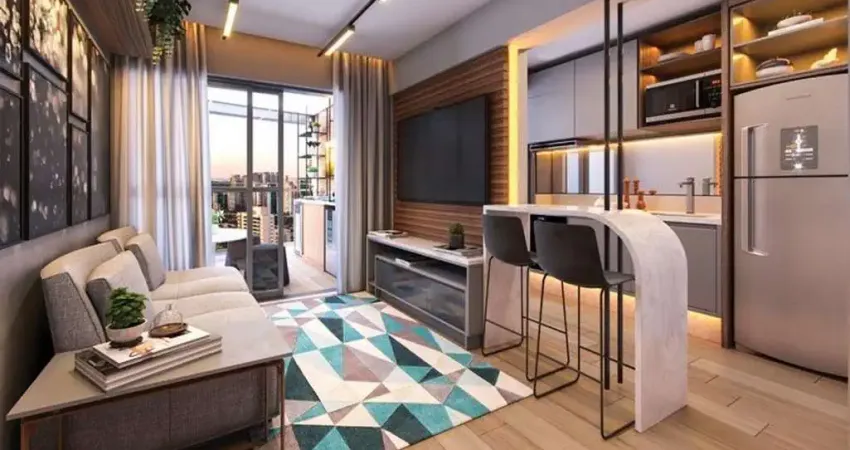 Apartamento para venda em são paulo, brooklin, 2 dormitórios, 1 suíte, 2 banheiros, 1 vaga