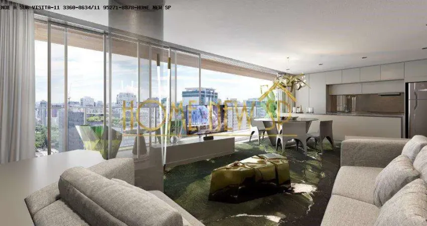 Apartamento para venda em são paulo, vila olímpia, 2 dormitórios, 2 suítes, 3 banheiros, 1 vaga