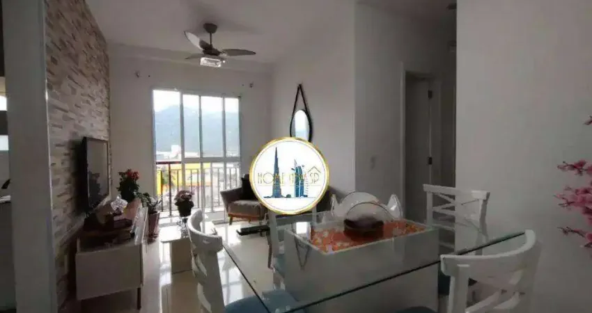 Apartamento para venda em santos, castelo, 2 dormitórios, 1 banheiro, 1 vaga