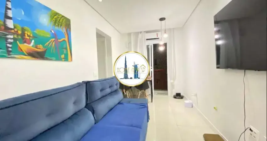 Apartamento para venda em santos, castelo, 2 dormitórios, 1 banheiro, 1 vaga