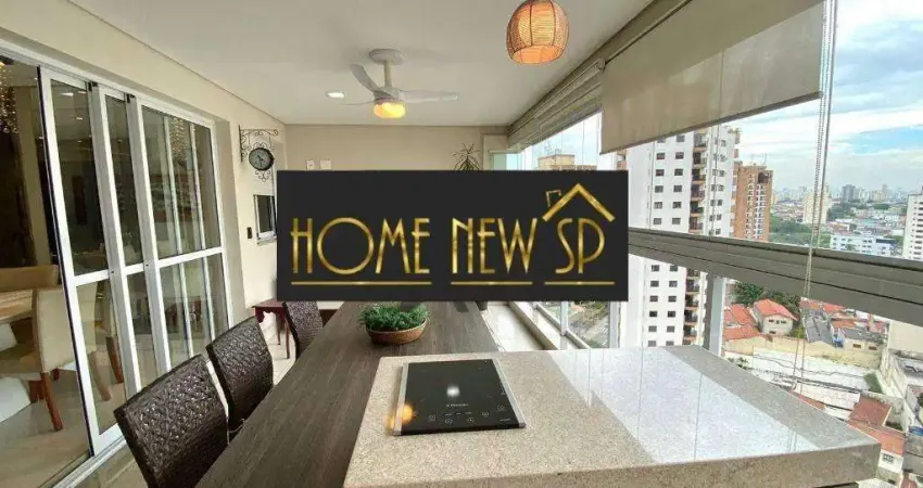 Apartamento para venda em são paulo, tatuapé, 4 dormitórios, 2 suítes, 5 banheiros, 3 vagas