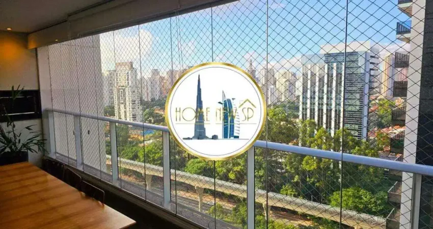 Apartamento para venda em são paulo, cidade monções, 3 dormitórios, 3 suítes, 5 banheiros, 2 vagas