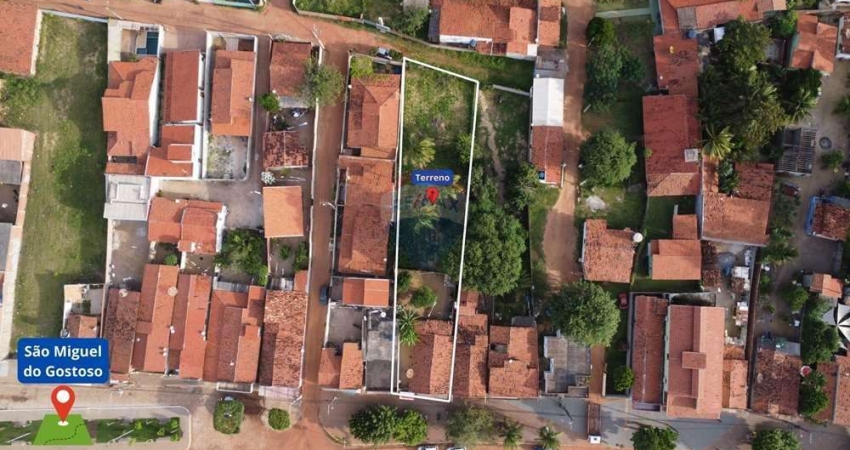 Terreno de 1.000m² na Avenida principal de São Miguel do Gostoso