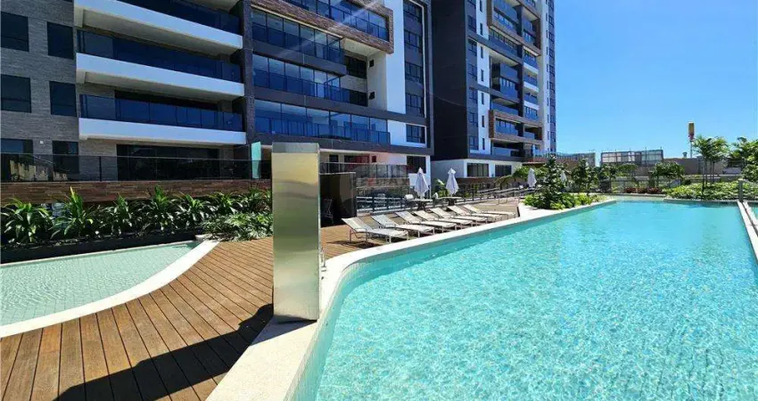 Apart. no Cond. Duo Capim Macio c/ 137 m², 3 suítes, andar alto, lado sombra, linda vista