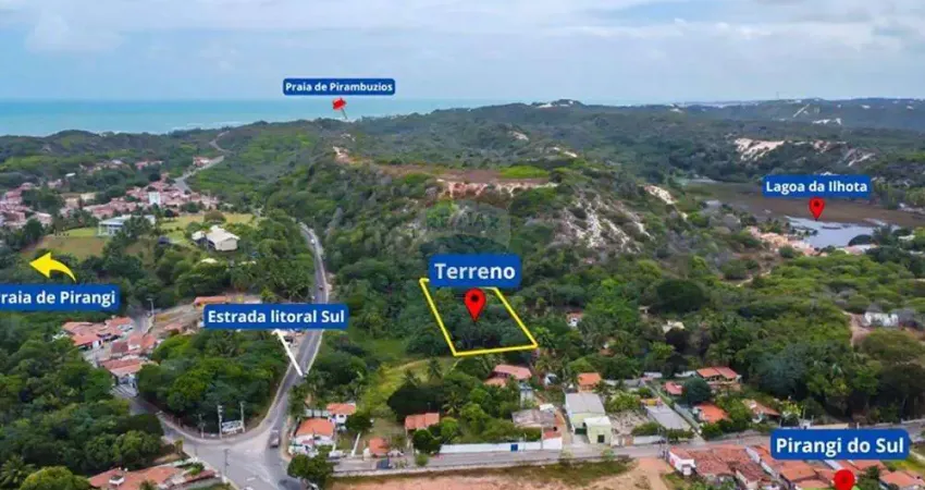 Terreno à Venda em Pirangi do Sul – 1.622 m² Próximo à Praia e ao Maior Cajueiro do Mundo