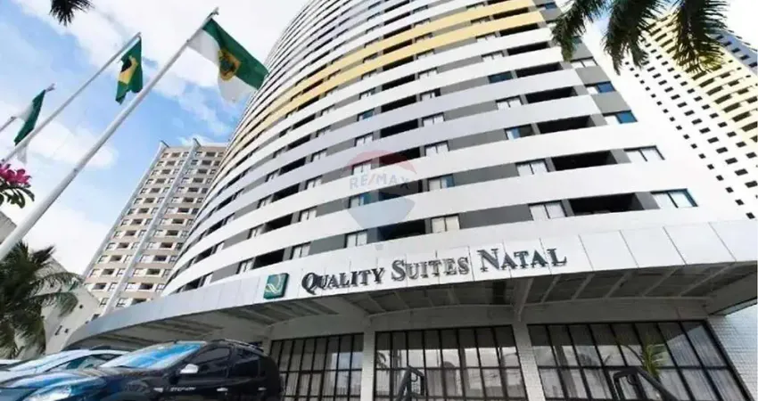 Flat  no Quality Suítes Ponta Negra - Conforto, Vista Mar e Localização Perfeita!