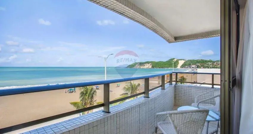 Flat Perfeito Frente Mar em Ponta Negra, Natal 1 Suíte 46m² Lazer e Segurança 24 horas