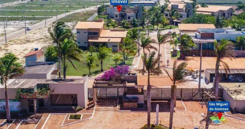 Apartamento mobiliado de 2/4 no condomínio shamballa, são miguel do gostoso.