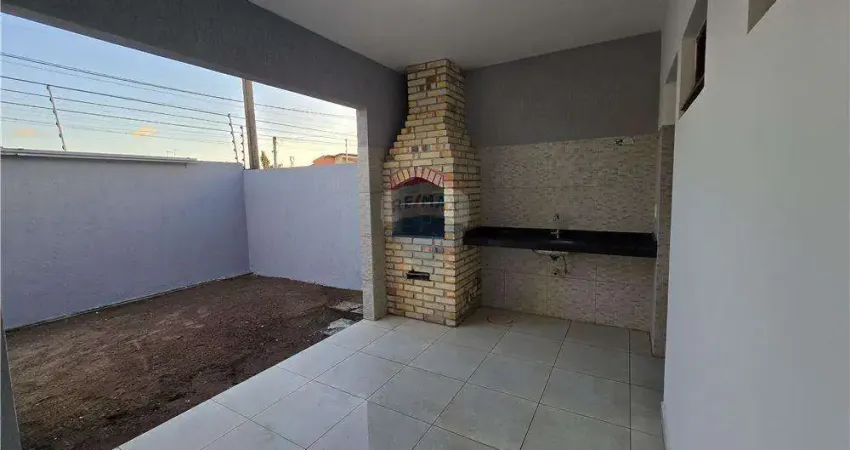 Casa moderna com espaço gourmet e segurança no Caminho do Sol – 3 quartos, sendo 1 suíte